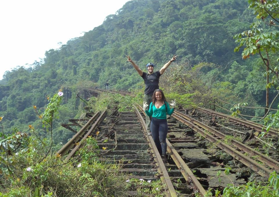 Renan e Rosana concluindo a Ponte Mãe