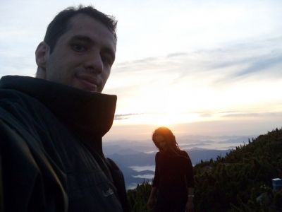 No alto do Pico Paraná
