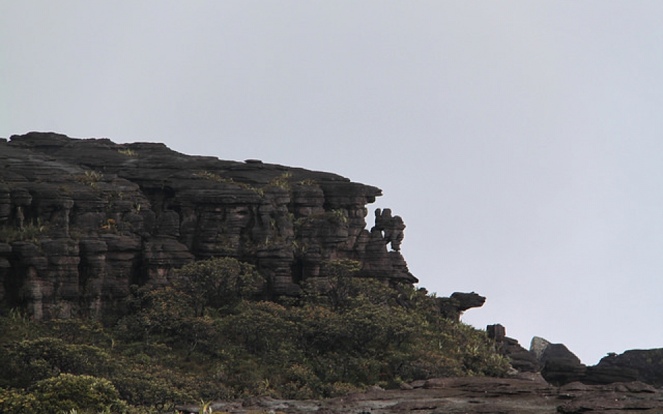 Formação rochosa peculiar – Monte Roraima