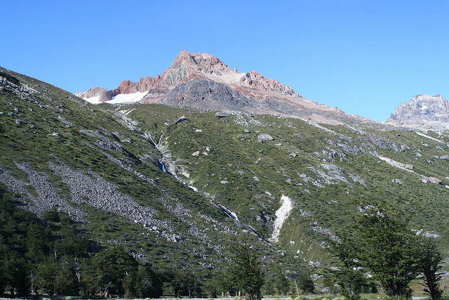 Vista da direção da trilha para o Piedras Negras