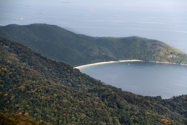 Praia de Lopes Mendes vista do Cume do Pico do Papagaio